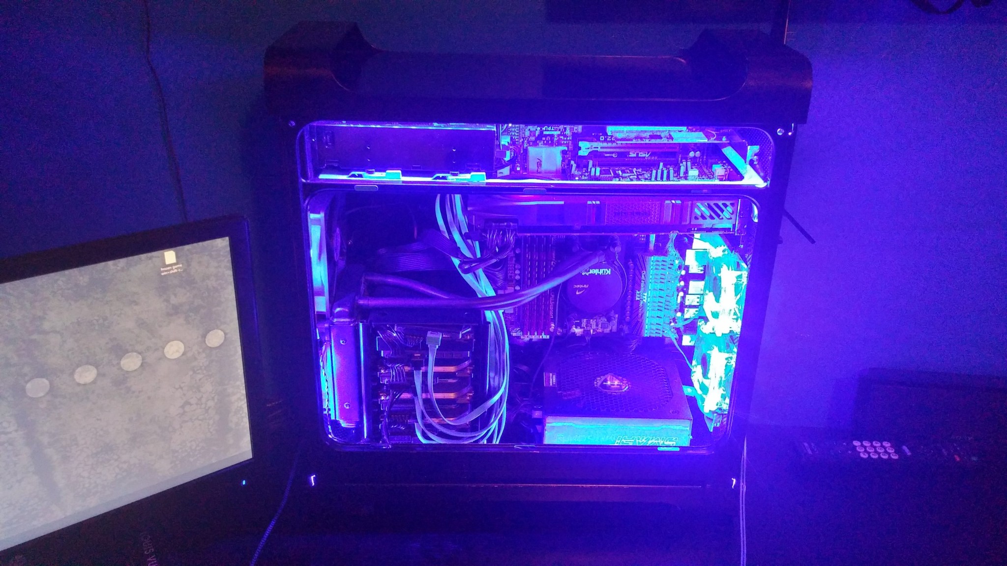 Custom PC Build - Blue LED